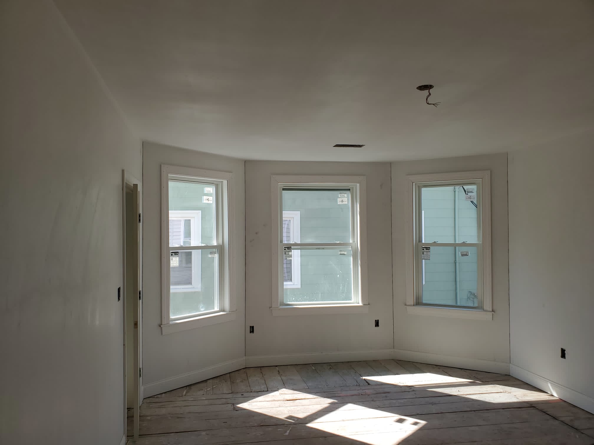 Blueboard and plaster project by Boston Strong Plastering in Lynnfield, MA