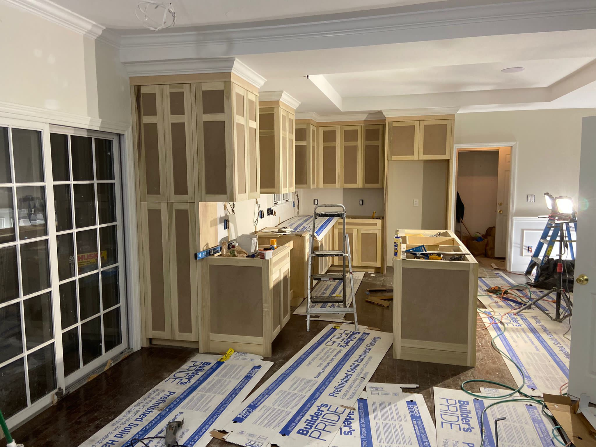 Drywall and plaster work by Boston Strong Plastering on the North Shore