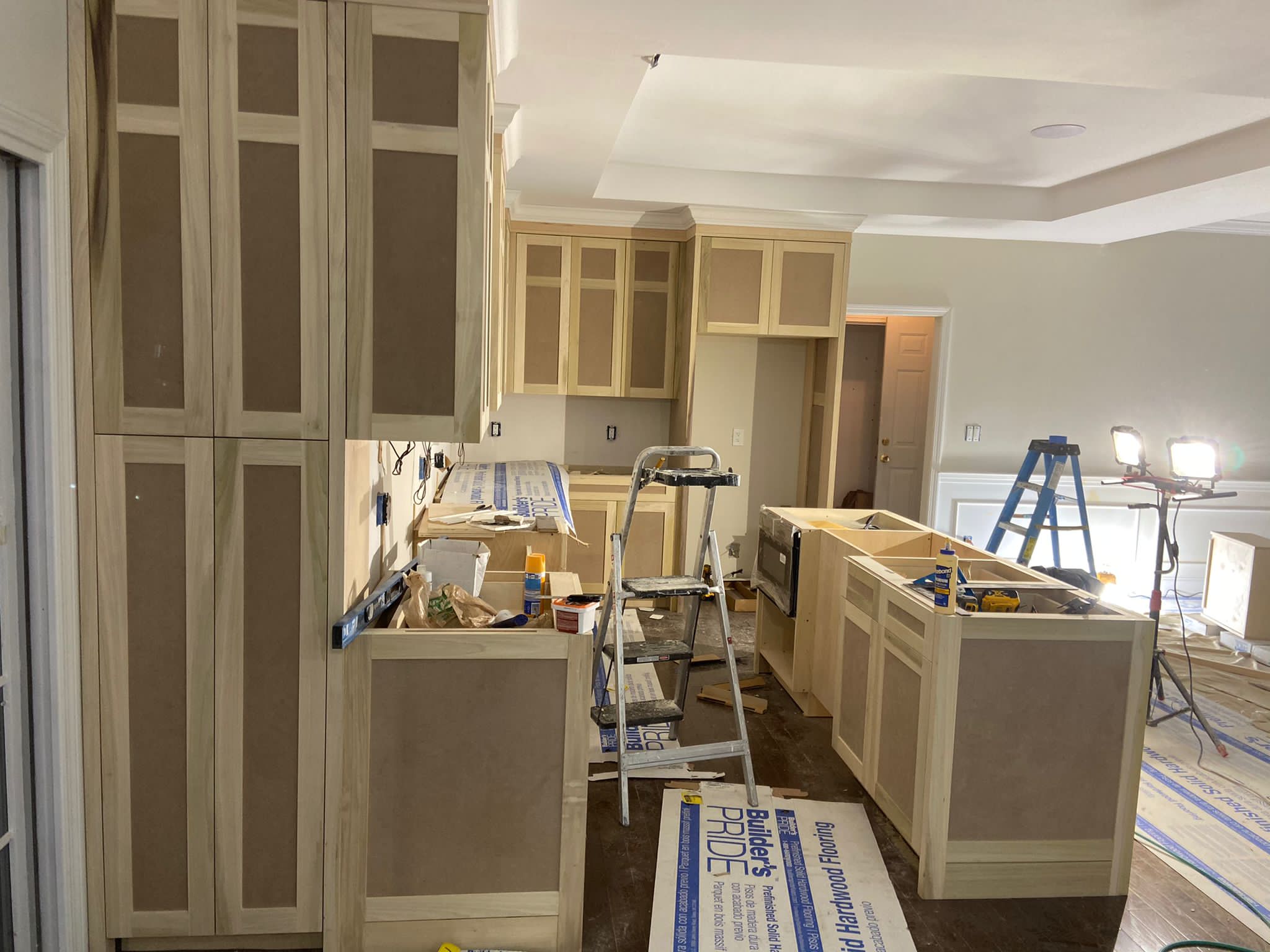 Home remodel drywall by Boston Strong Plastering, MA